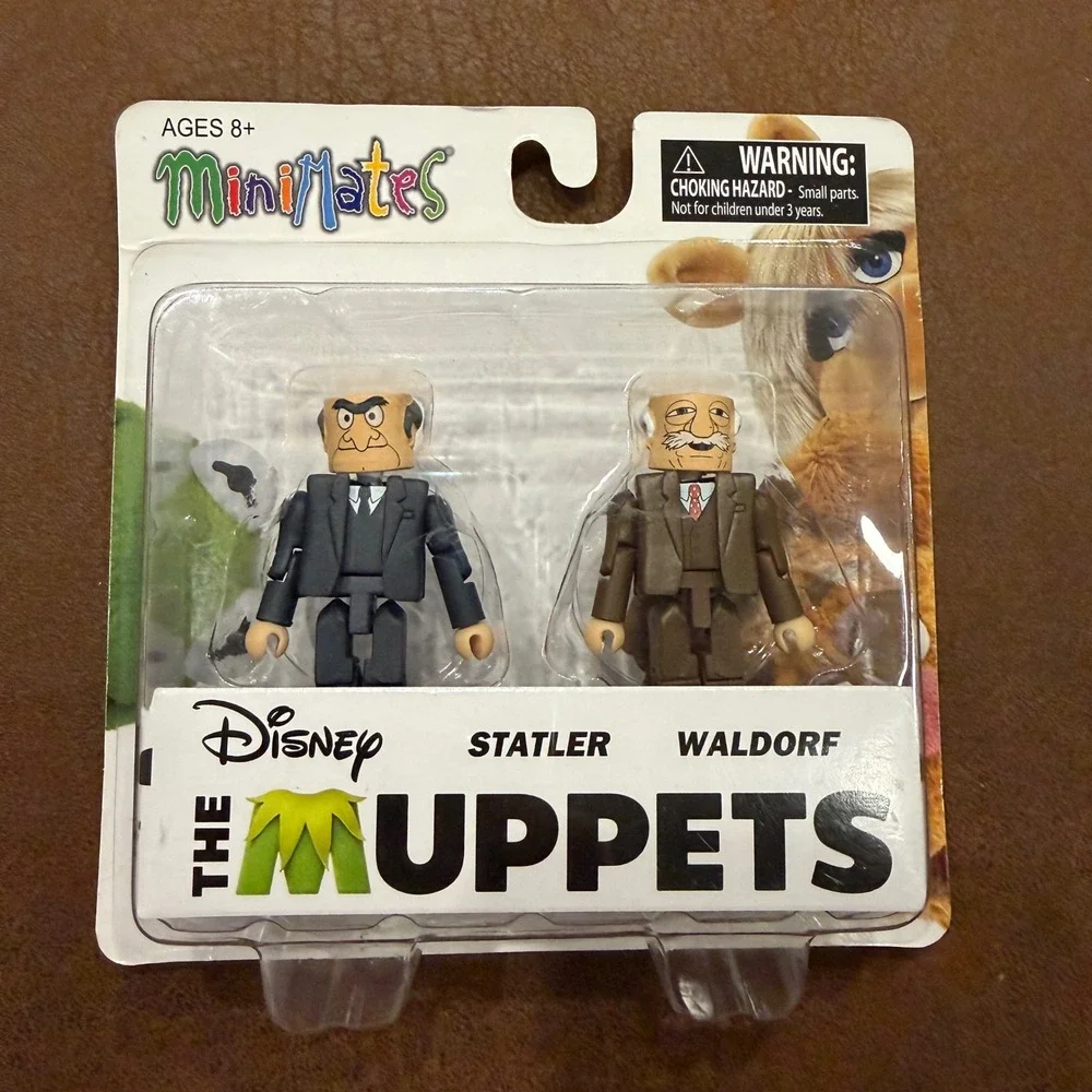 Disney The Muppets Minimates Statler and Waldorf 2 Pack Art Asylum Figures NEW